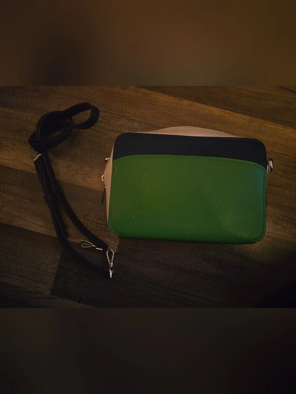 Kate Spade New York Green & Navy Crossbody Bag